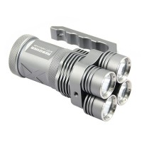 RESCUER S15T Outdoor Camping Flashlight CREE 4X T6 LED 3800lm 4 Mode Flashlight Torch
