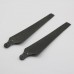 1552 Carbon Fiber Folding Propeller CW/CCW Set w/ Silver Propeller Holder Mount Bracket Titanium