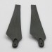 1552 Carbon Fiber Folding Propeller CW/CCW Set w/ Red Propeller Holder Mount Bracket Titanium