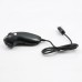 2 in 1 Wired Nunchuk Controller for Wii U - Black(80cm-Cable)