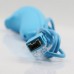 2 in 1 Wired Nunchuk Controller for Wii U - Blue(80cm-Cable)