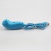 2 in 1 Wired Nunchuk Controller for Wii U - Blue(80cm-Cable)