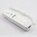 Wireless Motion Plus Remote Controller+Silicone Case +Wristband for Nintendo Wii White