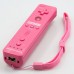 Wireless Motion Plus Remote Controller+Silicone Case +Wristband for Nintendo Wii Pink