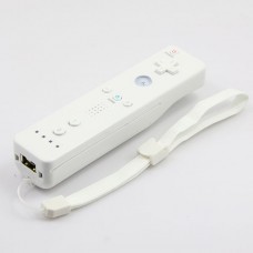 Wireless Remote Controller+Silicone Case +Wristband for Nintendo Wii-White