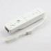 Wireless Remote Controller+Silicone Case +Wristband for Nintendo Wii-White