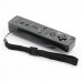 Wireless Remote Controller+Silicone Case +Wristband for Nintendo Wii-Black