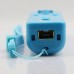 Wireless Remote Controller+Silicone Case +Wristband for Nintendo Wii-Skyblue