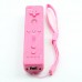 Wireless Remote Controller+Silicone Case +Wristband for Nintendo Wii Pink