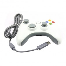 Replacement Wired Controller w/ Full Shell for Xbox 360 Joystic Xbox360 Controller -white