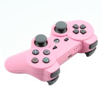 Replacement ABS Full Case for PS3 / PS3 Slim / PS3 4000 Controller - Electroplating Pink