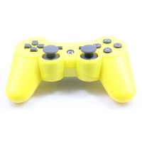 Replacement ABS Full Case for PS3 / PS3 Slim / PS3 4000 Controller - Electroplating Yellow