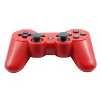 Replacement ABS Full Case for PS3 / PS3 Slim / PS3 4000 Controller - Electroplating Red