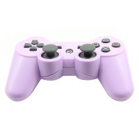 Replacement ABS Full Case for PS3 / PS3 Slim / PS3 4000 Controller - Electroplating Purple 