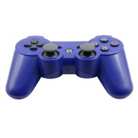 Replacement ABS Full Case for PS3 / PS3 Slim / PS3 4000 Controller - Electroplating Blue