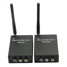 Fox-1W 1W 2.4G 4 Channel Wireless Video Audio Transmitter & Receiver 2000Mw Transmission Kits for FPV & CCTV Camera
