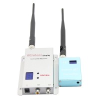 Fox-700 1.2G 0.7W Wireless Transmitter Receiver Kit 700mw FPV Video Transmission Monitoring CCTV Camera