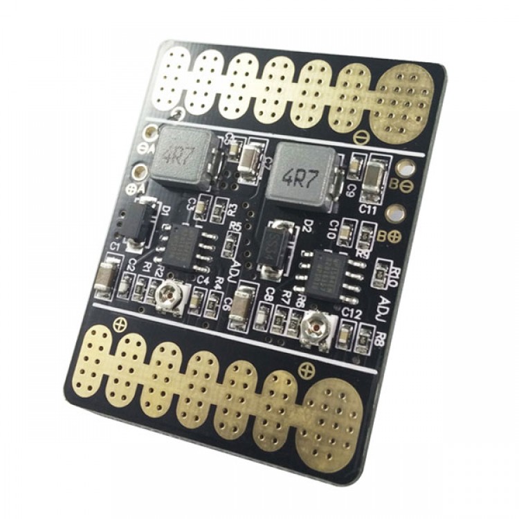 3V 20V Adjustable Voltage Dual BEC Output Board 100A ESC Power