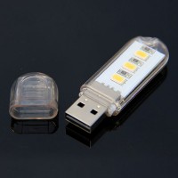 USB LED w/ Shell Bright Light for Lamp Laptop Notebook Portable Bright PC Computer