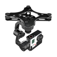 X-CAM X100B-3H 3 Axis Brushless Gimbal Gopro 3  FPV Aerial Camera Mount PTZ Automatic Stabilizer 
