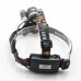 Boruit RJ-3000 Headlamp 3x CREE XML T6 LED Headlight Head Lamp + AC Charger w/ 2*4000mah battery