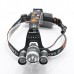 Boruit RJ-3000 Headlamp 3x CREE XML T6 LED Headlight Head Lamp + AC Charger w/ 2*4000mah battery