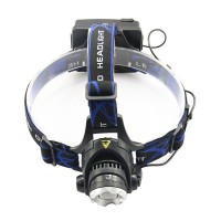 Zoomable 1200Lumin CREE T6 Super Bright Head Lamp,3 Mode Rechargeable LED Head light Outdoor Bike Bicycle Headight