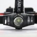 High Power Dull Polish 3-Mode Zoom Cree Q5 LED Focus Headlamp Camping Zoomable Headlight Black 280LM)