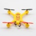 Modelking 33023 2.4G Mini Quad 4 Channel 6 Axis Gyro 3D RC Quadcopter UFO - Yellow