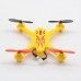 Modelking 33023 2.4G Mini Quad 4 Channel 6 Axis Gyro 3D RC Quadcopter UFO - Yellow