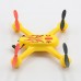 Modelking 33023 2.4G Mini Quad 4 Channel 6 Axis Gyro 3D RC Quadcopter UFO - Yellow
