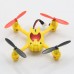  Hot New 33022 Mini Quadcopter 2.4G 4CH 6 Axis Gyro 3D RC Remote Control UFO Helicopter-Yellow