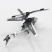 ST 585 3.5CH MINI RC Remote Radio Control Heli 3D Gyro Helicopter Toy Gift copter/ Black+Silver