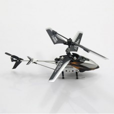 ST 585 3.5CH MINI RC Remote Radio Control Heli 3D Gyro Helicopter Toy Gift copter/ Black+Silver
