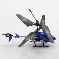 S04-1 2CH Infrared Remote Control R/C Helicopter with Light Radio Contorl Toys Blue 210 x 96 x 46mm