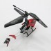 S04-1 2CH Infrared Remote Control R/C Helicopter with Light Radio Contorl Toys Red 210 x 96 x 46mm