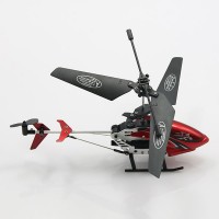 S04-1 2CH Infrared Remote Control R/C Helicopter with Light Radio Contorl Toys Red 210 x 96 x 46mm