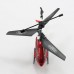 S04-1 2CH Infrared Remote Control R/C Helicopter with Light Radio Contorl Toys Red 210 x 96 x 46mm