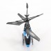 S31 Eagle 3CH Helicopter Remote Control 2.4 Ghz Heli with Transmitter Remote Control Blue