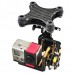 Gopro 3 Carbon Fiber 2-Axis FPV Brushless Camera Gimbal Mount PTZ w/ Anti-vibration setf/ Multicopter