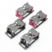 4pcs/set Universial Motor Mounting Plate Carbon Fiber + Tube Fixtures for 16mm Tube Quadcopter