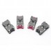 4pcs/set Universial Motor Mounting Plate Carbon Fiber + Tube Fixtures for 16mm Tube Quadcopter