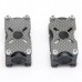 4pcs/set Universial Motor Mounting Plate Carbon Fiber + Tube Fixtures for 16mm Tube Quadcopter