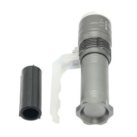 High Performance 5 Mode M3 cree XPE Zoomable Focus Rotation CREE XM-L T6 LED Flashlight 162 mm