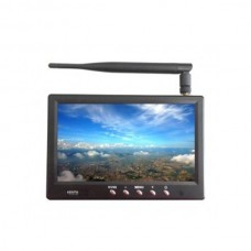 HIEE 7 inch FPV Monitor/ Built-in 32CH 5.8G Receiver 7" LCD Sreen with Sun Shading Hood and Antenna