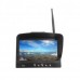 HIEE 7 inch FPV Monitor/ Built-in 32CH 5.8G Receiver 7" LCD Sreen with Sun Shading Hood and Antenna