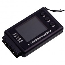 Digital BVM 1-8S LCD Battery Voltage Meter Tester Buzzer Lipo/NiCd/LiFe/NiMH/Pb