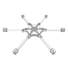 HY-800 800mm FPV Hexa Folding Fiberglass Aluminum Hexacopter Frame w/ Landing Gear for FPV