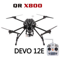 Walkera QR X800 GPS FPV RC Quadcopter With DEVO 12E Transmitter