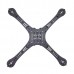 TZT X360 3K Carbon Fiber Mini Quadcopter Aircraft Frame Kit with ESC Motor & Landing skid